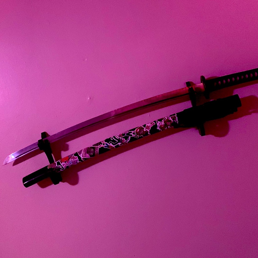 Real sword with mount.